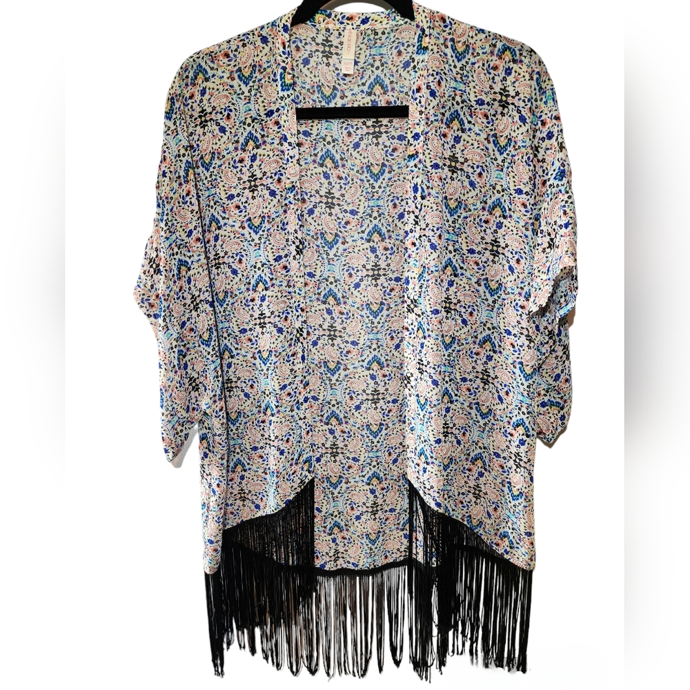Bikini coverup with tassels